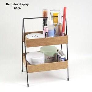 Horizon Group USA 2Tier Retail Counter TikTok Display Shelf Home Decor Brown NEW